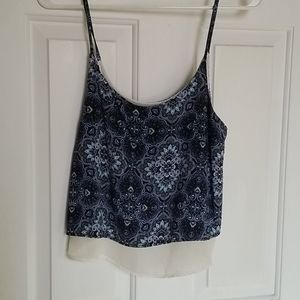 Boho style cropped cami